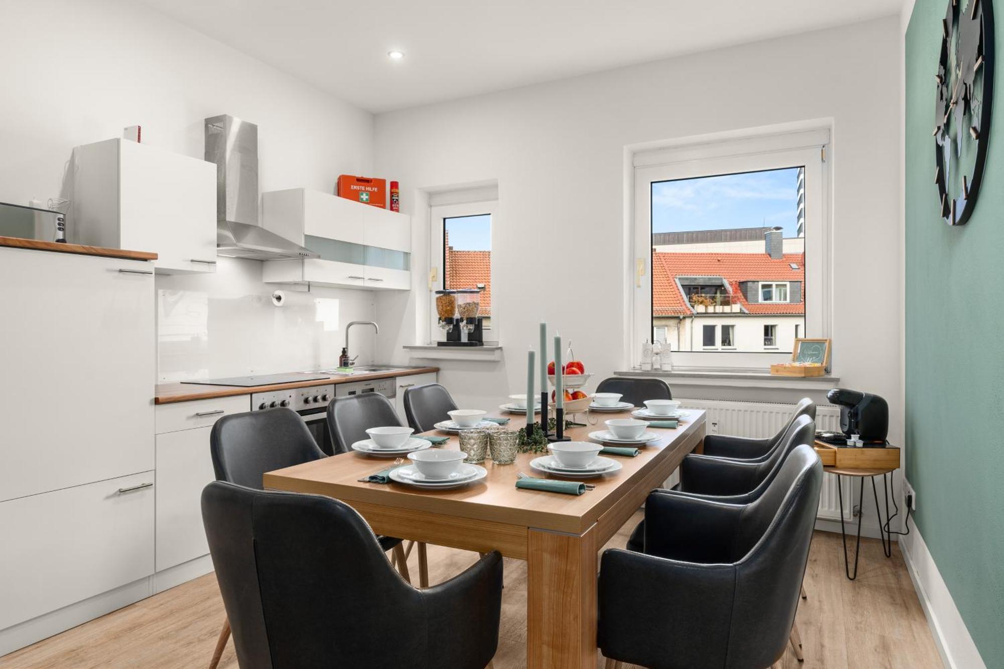 Homely-Apartment Manhattanart, Zentral, Parkplatz, Billard,Ps4, Dart, Balkon Білефельд Екстер'єр фото