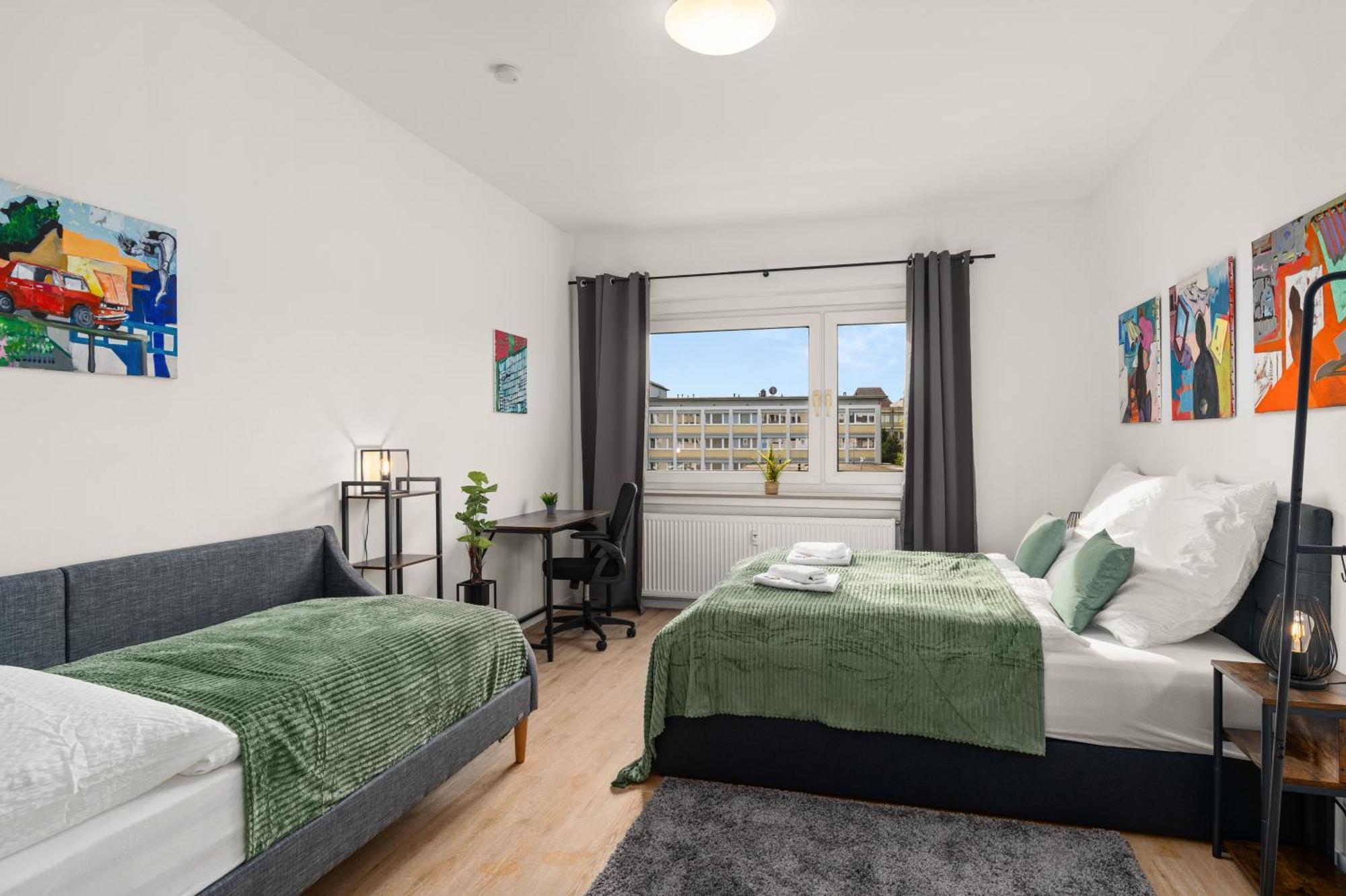 Homely-Apartment Manhattanart, Zentral, Parkplatz, Billard,Ps4, Dart, Balkon Білефельд Екстер'єр фото
